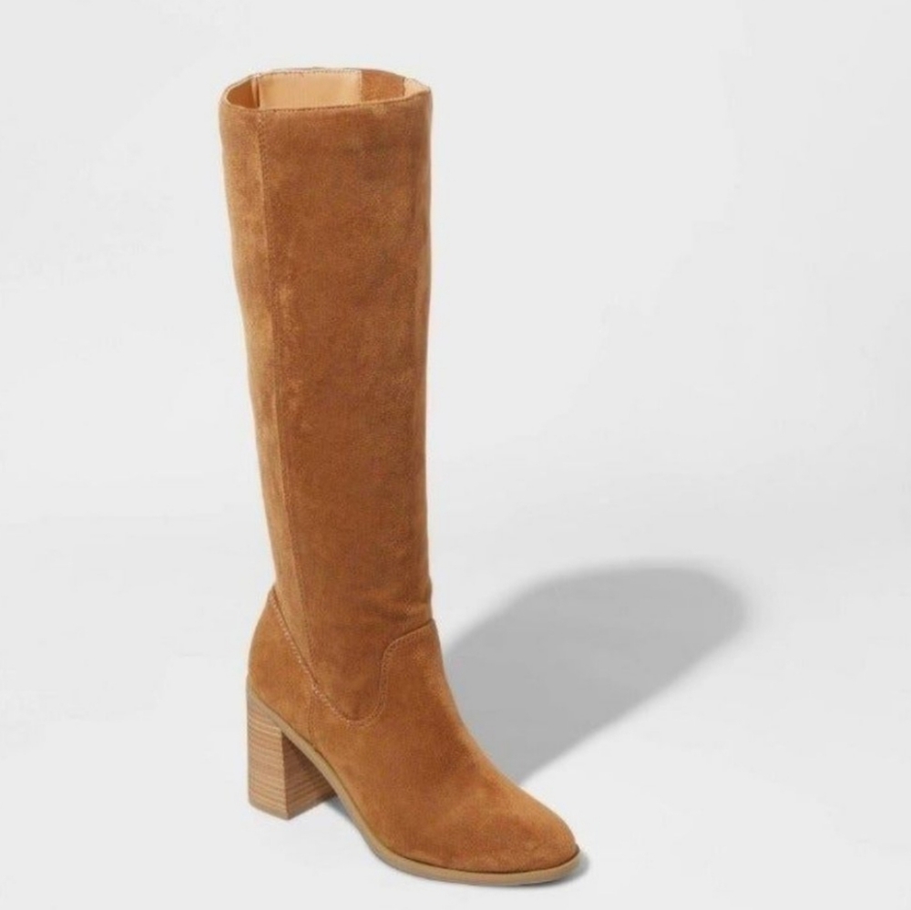 universal thread ANTONIA Microsuede Boot Cognac 11
